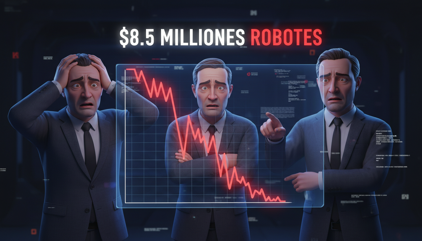 Inversores alarmados observando pérdidas significativas en sus inversiones en criptomonedas.