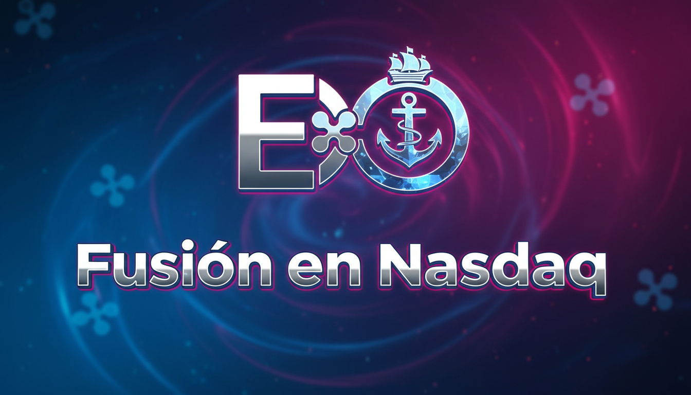 Gráfico 3D de la fusión entre Evernorth y Armada en Nasdaq con XRP.