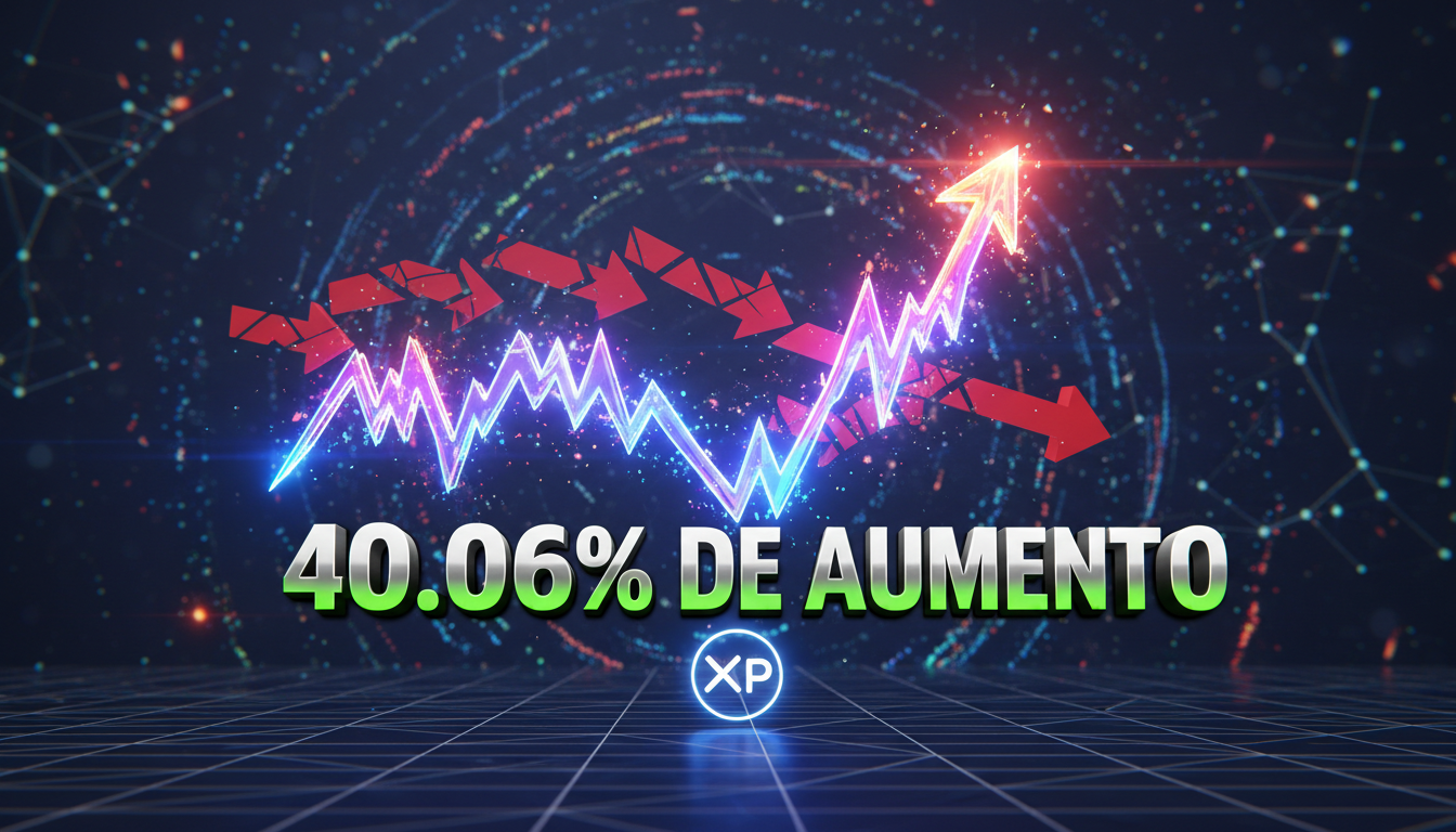 Gráfico de XRP rompiendo la tendencia bajista con un aumento significativo.